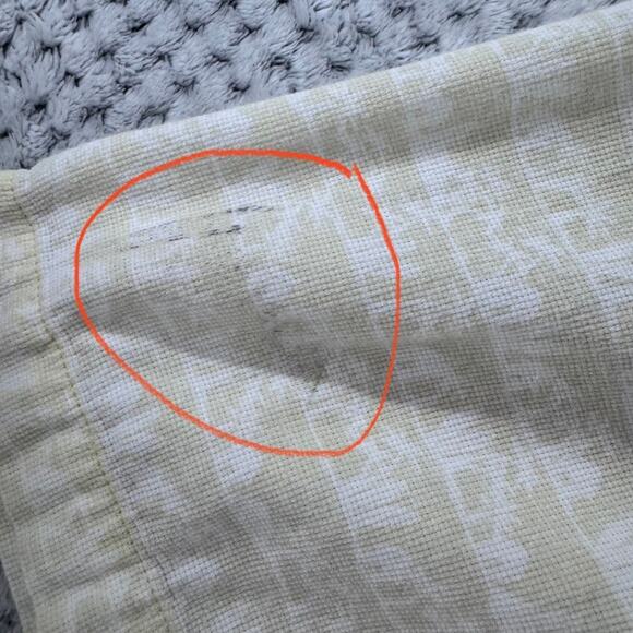 Columbia Shirt Mens XL Yellow Cotton Surfboard Print Button Front Short Sleeve - Picture 10 of 12